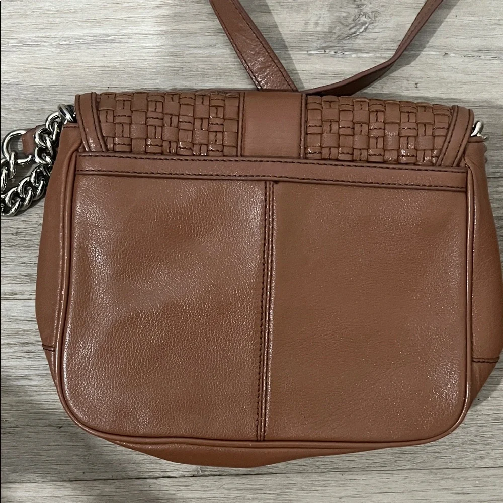 Banana‎ Republic Tan Woven Crossbody Bag